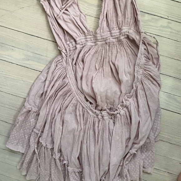 Free People Mini Dress - Boho Light Pink - Picture 5 of 6